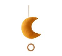 Mobile musicale per culla, mobile in feltro per bambini, mobile per culla, mobile con campanella da appendere al letto, mobile in legno per bambini, campanelli eolici, decorazione per la cam