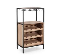 Mobile P.Bottiglie 12P Isaac Nero 51X91H