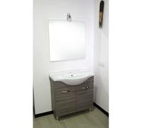 mobile palissandro con lavabo Antonella per bagno + lavandino e specchio