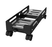 Mobile PC Tower Stand, Adjustable Width CPU Steel Holder