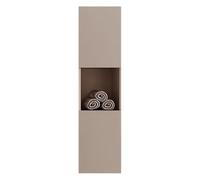 Mobile Pensile Bagno Sospeso Cerniere Ammortizzate Pensili Bagno Sospesi Salvaspazio Ripiani Multipli Adatto per Il Lato del Lavabo e Sopra Il WC(D,25 * 15 * 70cm)