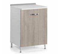 Mobile per cucina componibile anta 60 cm olmo Mobili base cucine 85x60x50 cm
