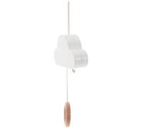 Mobile per Culla Boho a Forma di Nuvola in Legno Bianco | Accessorio Leggero e Portatile, Stile Semplice e Vintage, per Ragazzo Ragazza, Visite e Avventure All'aperto