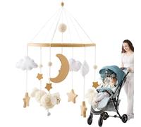 Mobile per Culla - Carillon per Lettino con Musica | Musicale Portatile Stile Bohémien Decorazione per Carrozzina Ragazzi e Bambine 0-3 Mesi