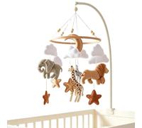 Mobile per culla, giocattolo sensoriale per lo sviluppo a tema animale | Mobile per culla con personaggi da appendere per bambini, camera da letto, soggiorno, sala giochi, asilo, casa, appartamento