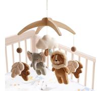 Mobile per culla in peluche a forma di animale per passeggino | Mobile rilassante per lettino, per ragazze, casa, camera da letto, soggiorno, sala giochi, asilo, dormire, viaggi