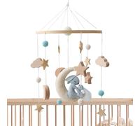 Mobile per Culla Neonato - Mobile Arredo Camera dei Bambini,Girevole Educativo per Bambini Ragazzi Ragazze Genitori