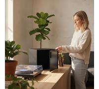 Mobile per Dischi in Vinile, Mobiletto Vinili Legno Impilabile