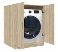 vidaXL Mobile per Lavatrice Rovere Sonoma 70,5x71,5x91,5 cm, armadietto per Lavatrice, armadietto da Bagno, Mobile per Lavanderia
