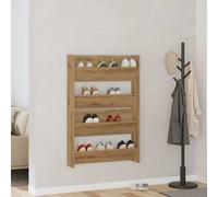 Mobile per scarpe 2 pz 81 x 18 x 60 cm Legno ingegnerizzato