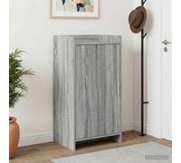 Mobile per scarpe con porta Sonoma grigio 48 x 36 x 92 cm