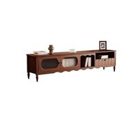 Mobile per TV da 180 cm, armadio da comodino vintage in legno massello, per soggiorno, centro di intrattenimento domestico rurale, ottimo per hotel e aree relax Centro di intrattenimento Mobile TV