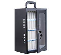 Mobile Phone Charging Station Cabinet60Position Phone Storage Box per scuole Ufficio & EventiDurable Gestione dei dispositivi mobili con bloccaggio H