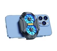 Mobile Phone Cooler, Fan Cooling Pad, 3.41x2.45x1.3 Inches Clip-On Heat Dissipation Tool, Silent Fast Airflow Design, Compact Accessory, for Smartphone Movie Video Live Broadcasting