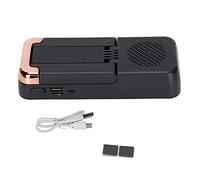Mobile Phone Holder Bluetooth Speaker - High Power 5W Speaker with Durable ABS Design for Smartphones and Tablets (Black)