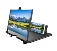 Mobile Phone Magnifier - 3D HD Projector Screen, Foldable 3D HD Phone Screen Magnifier for Movies and Videos | Pull-Out Stand for Seniors, Travel, Home, Gamingg, Break Time, Everyday Viewing Comfort