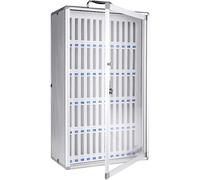 Mobile Phone Storage Cabinet - 60-Bit Student Locker Secure Cell Phone Safe per esami e campi di formazione nized Mobile Phone Management Box argento
