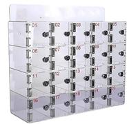 Mobile Phone Storage con 15 slot - perfetto per scuola e ufficio scrivania e salvaspazio, ideale per un facile accesso ai vostri dispositivi