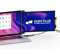 Mobile Pixels Duex Plus Portable Monitor for Laptops, USB C/USB A Plug and Play 13.3" Laptop Screen Extender