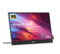 Mobile Pixels Glance Pro: Monitor táctil portátil 15.6", FHD 1080P, HDMI USB-C con batería, altavoz, multiplataforma