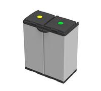 Mobile Porta Sacco Bis per Raccolta Differenziata per 2 Sacchi da 80 lt 68x38x87