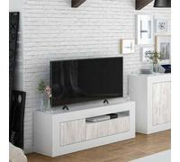 Mobile porta TV basso Batik dal design moderno Parete attrezzata 139x42xh53 cm