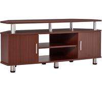 HOMCOM Mobile Porta TV con 2 Ante e Ripiani in Legno e Acciaio 120x39.5x52cm