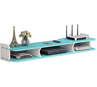 Mobile Porta Tv Scaffale Set-Top Box A Parete Scaffale Multifunzionale Per Tv Satellitare Scaffale Scatola Di Immagazzinaggio Nessuna Perforazione Comodo Smontaggio Grande Capacità Di Stoccaggio/Rosa