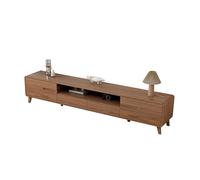 Mobile porta TV scanalato con cassetti e ripiani per soggiorno camera da letto moderno console multimediale per TV da 65 pollici (marrone)
