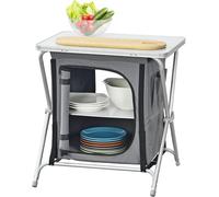 Mobile Portatile Da Campeggio Credenza Cucina Pieghevole Con Ripiani E Borsa Di
