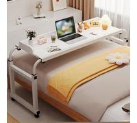 Mobile Portatile Tavolo Laptop,Scrivania per Laptop Tavolo da Letto D'ospedale Scrivania da Letto Vassoio per Notebook Regolabile,Tavolino Da Letto Scrivania Per Computer Estensibile A Croce, ( Color