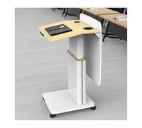 Mobile Presentazione Podio Stand, Sollevamento Elettrico, Pulpito Premium Versatile per la Ricezione Cliente, Facile da Spostare e Bel Design