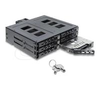 Mobile Rack Delock per 6 Dischi 2,5" SATA/SAS in Bay 5,25" con Hot-Swap