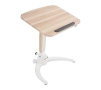 Mobile Rolling Laptop Tavolo Max Capacità di carico 2,5 kg Pieghevole Mobile Stand Stand Stand Pendenza Regolabile 15-90 ° Scrivania Portatile Pieghevole per Sala conferenze, Soggiorno (Legno)