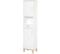 Mobile Salvaspazio Bagno Mobile A Colonna In Legno Bianco
