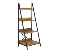 Mobile scaffale da interno in nobilitato bilaminato e metallo a 4 ripiani Linea Industrial