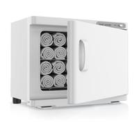 Mobile scaldasalviette, 23 l, grande, scaldasalviette per bagno caldo, uso per spa viso, bellezza dei capelli, attrezzatura da salone e casa, bianco