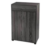 MOBILE SCARPIERA ARMADIO 2 ANTE CASSETTO 5 RIPIANI ROVERE WENGè 956333 cm