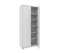 Mobile scarpiera multiuso 6 piani mars4 bianco alpes 75x35x170h kit montaggio