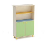 Mobile Scuola Infanzia Onda con 2 Ante Basse Verde - Conforme CAM