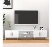mobile soggiorno tv mobile per tv soggiorno mobiletto porta tv Mobile Porta TV Bianco 180x31,5x40 cm in Legno Multistrato Adatto per il soggiorno, la camera da letto