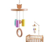 Mobile sopra il lettino, decorazione in legno, per cameretta dei bambini, per camera da, soggiorno, parete, gioco di Natale, compleanno