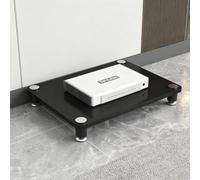 Mobile stereo con ripiani regolabili, rack audio come supporto multimediale | Rack audio, mobile contenitore multimediale, supporto stereo, dissipazione del calore(White,5cm/2in)