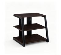 Mobile stereo e supporto audio per apparecchi Hi-Fi e archiviazione media | 3 e 4 ripiani, console multimediale struttura metallica, supporto per giradischi e home theater(3 Tier)