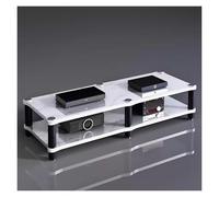 Mobile Stereo Hi Fi Rack Hifi Supporto For Supporti Audio-video, Ripiano Multimediale Multilivello, Organizzatore For Componenti Stereo Di Intrattenimento, Mobiletto Home Theater(A,2 tier)