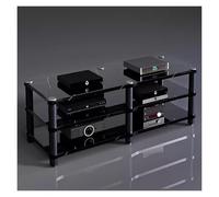 Mobile Stereo Hi Fi Rack Hifi Supporto For Supporti Audio-video, Ripiano Multimediale Multilivello, Organizzatore For Componenti Stereo Di Intrattenimento, Mobiletto Home Theater(B1,3 tier)