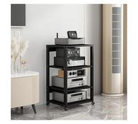 mobile stereo hi fi rack hifi Supporto Multimediale A 4/5/6/7 Livelli, Componente Stereo Rack, Home Office Theater Cucina Video Torre Attrezzatura Giradischi Ricevitore Unità Di Archiviazione, Console