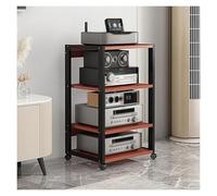 mobile stereo hi fi rack hifi Supporto Multimediale A 4/5/6/7 Livelli, Componente Stereo Rack, Home Office Theater Cucina Video Torre Attrezzatura Giradischi Ricevitore Unità Di Archiviazione, Console