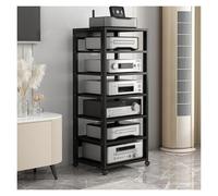 mobile stereo hi fi rack hifi Supporto Multimediale A 4/5/6/7 Livelli, Componente Stereo Rack, Home Office Theater Cucina Video Torre Attrezzatura Giradischi Ricevitore Unità Di Archiviazione, Console