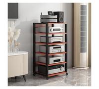 mobile stereo hi fi rack hifi Supporto Multimediale A 4/5/6/7 Livelli, Componente Stereo Rack, Home Office Theater Cucina Video Torre Attrezzatura Giradischi Ricevitore Unità Di Archiviazione, Console